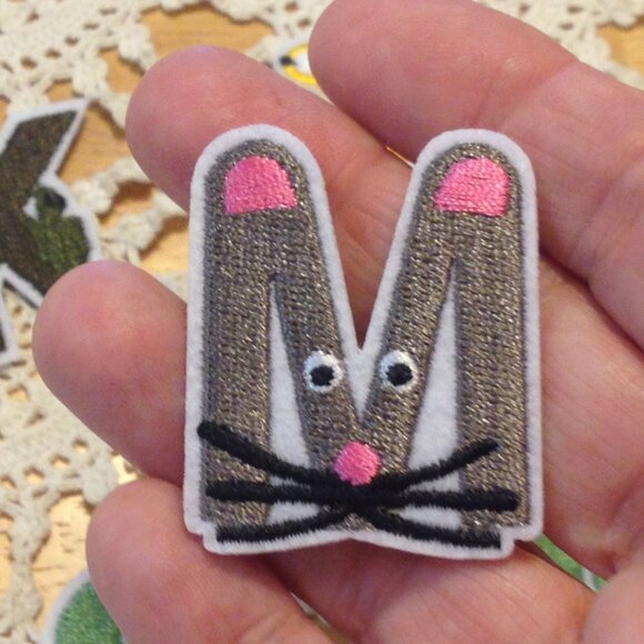 Adorable alphabetc iron on/ sew on patches bundle - Picture 8 of 10